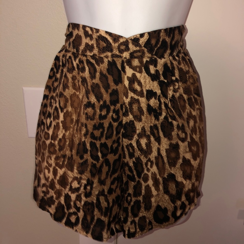 Charlotte Russe leopard shorts